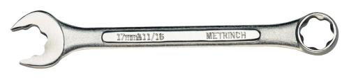 Ringschlüssel Satz 8-23mm poliert METRINCH MET-2135 Ringmaulschlüssel Gabel 